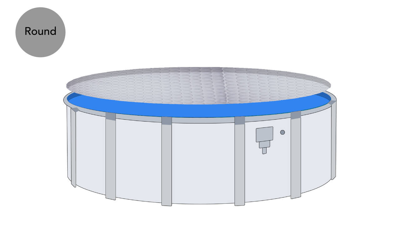 21' Round Clear Deluxe Solar Blanket