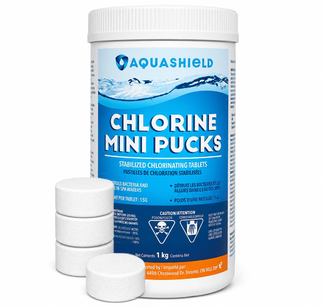 Chlorine Stabilizing 1" Mini Pucks