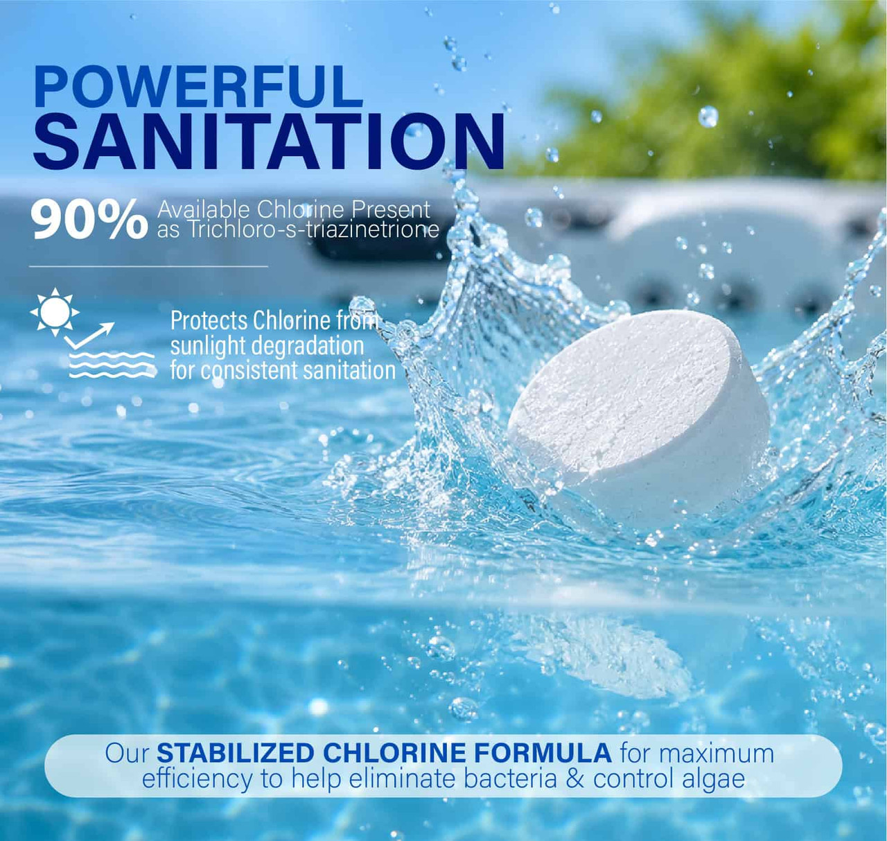 Chlorine Stabilizing 1" Mini Pucks