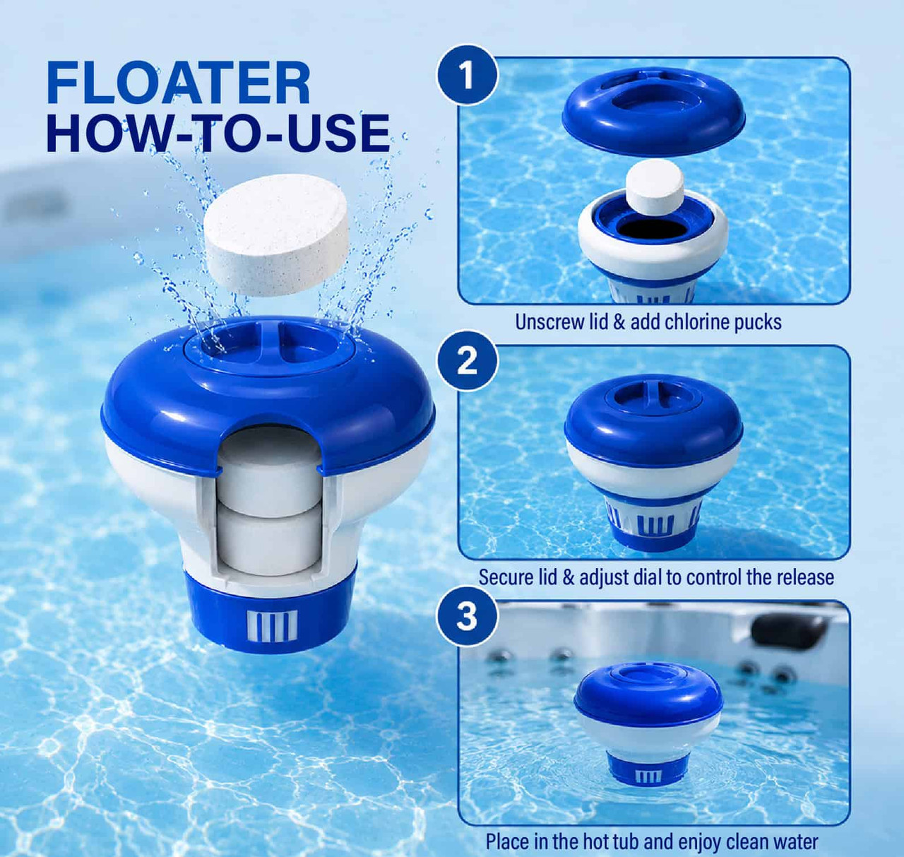 Chlorine Stabilizing 1" Mini Pucks