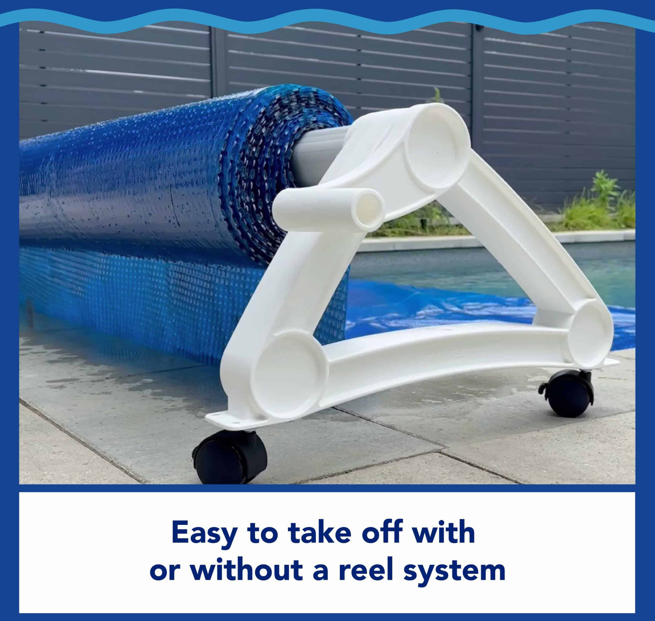 20' x 40' Rectangle Premium Blue Solar Blanket