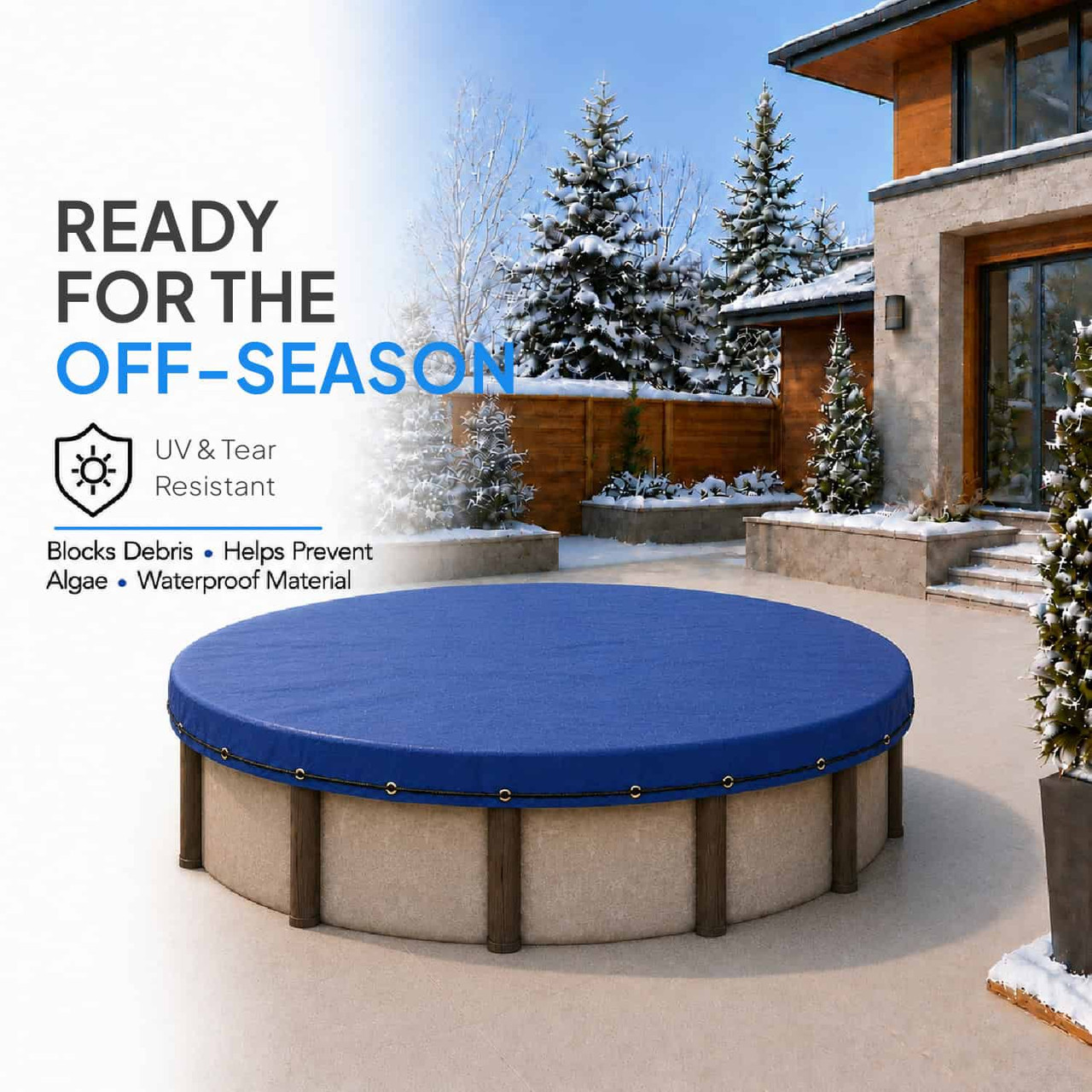21' Elite Pro-Shield Round Above Ground Winter Pool Cover