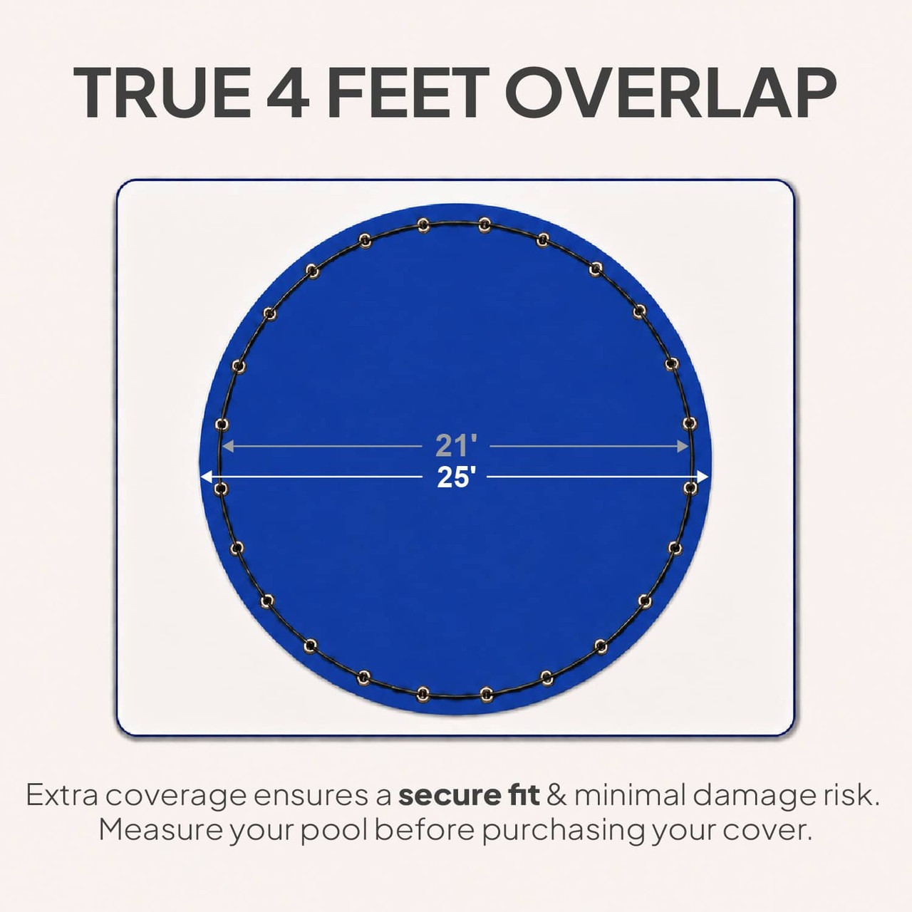 21' Elite Pro-Shield Round Above Ground Winter Pool Cover