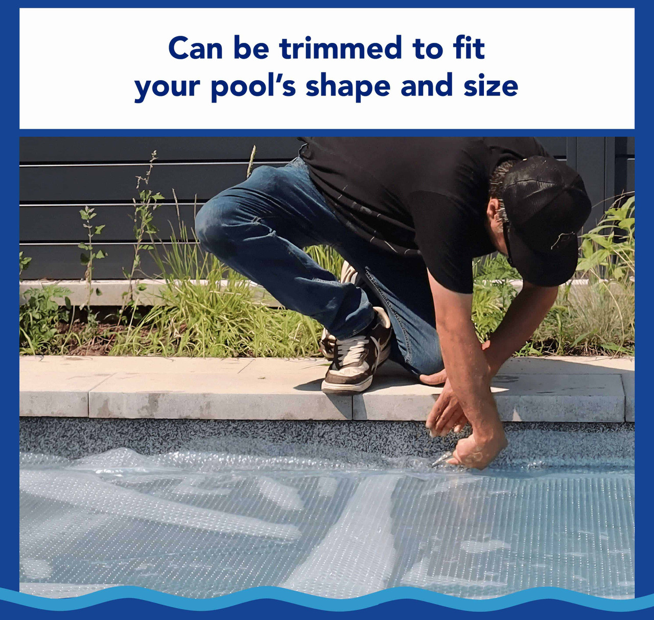 15' x 30' Oval Clear Deluxe Solar Blanket