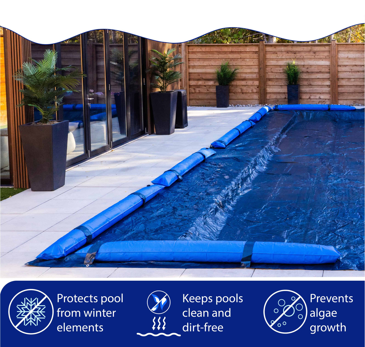 12'x24' Elite Pro-Shield Rectangle Winter Pool Cover