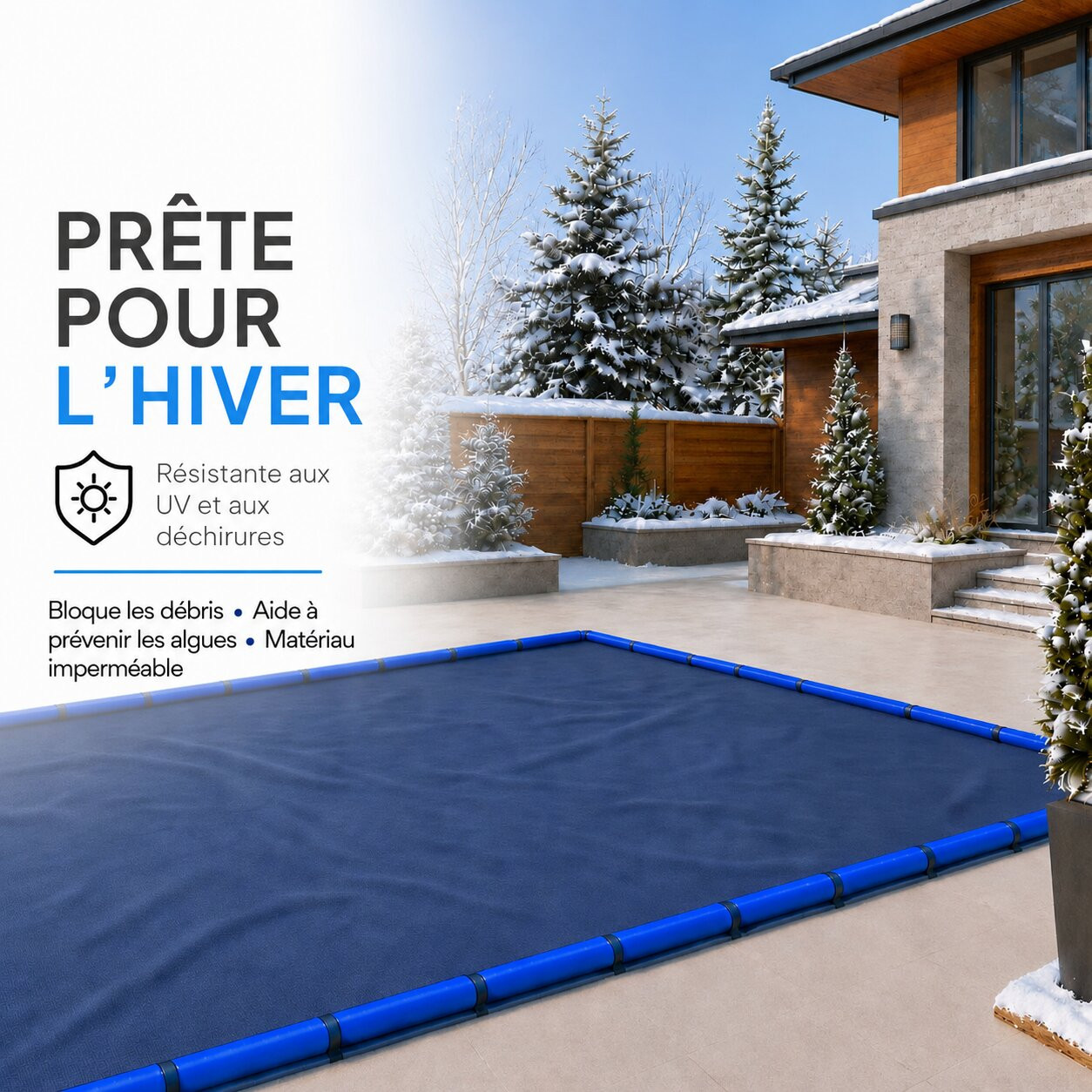 12'x24' Elite Pro-Shield Rectangle Winter Pool Cover