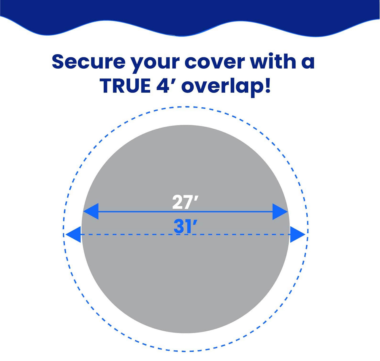 27' Round Platinum Pro-Shield Above Ground Winter Pool Cover