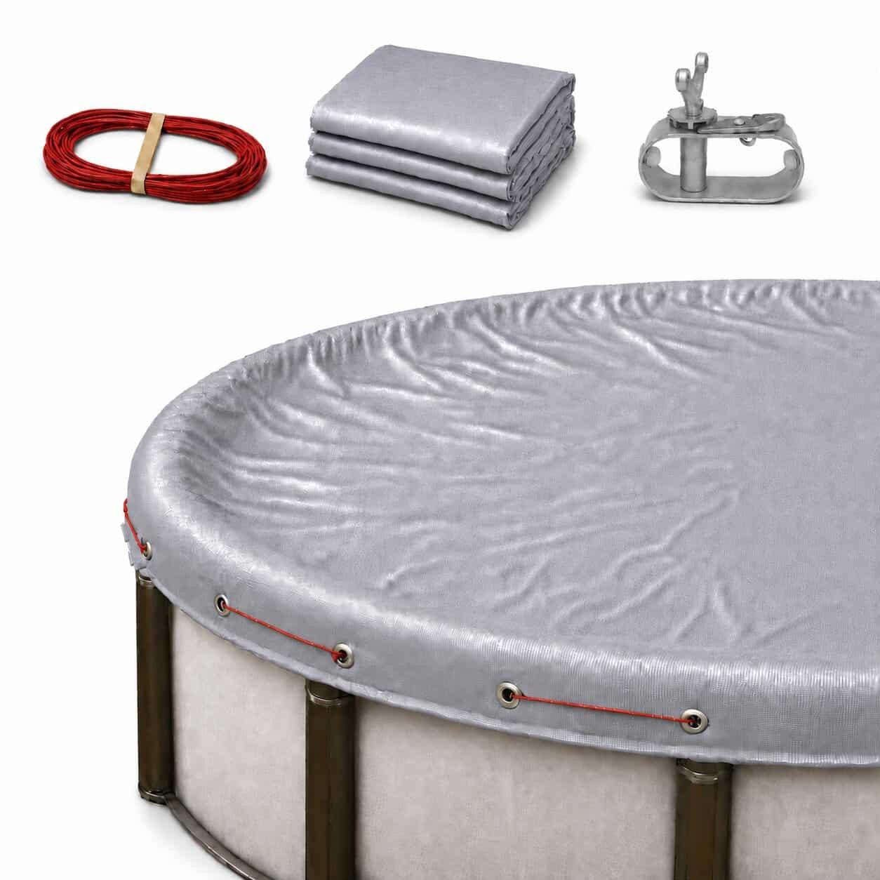 15' Round Platinum Pro-Shield Above Ground Winter Pool Cover