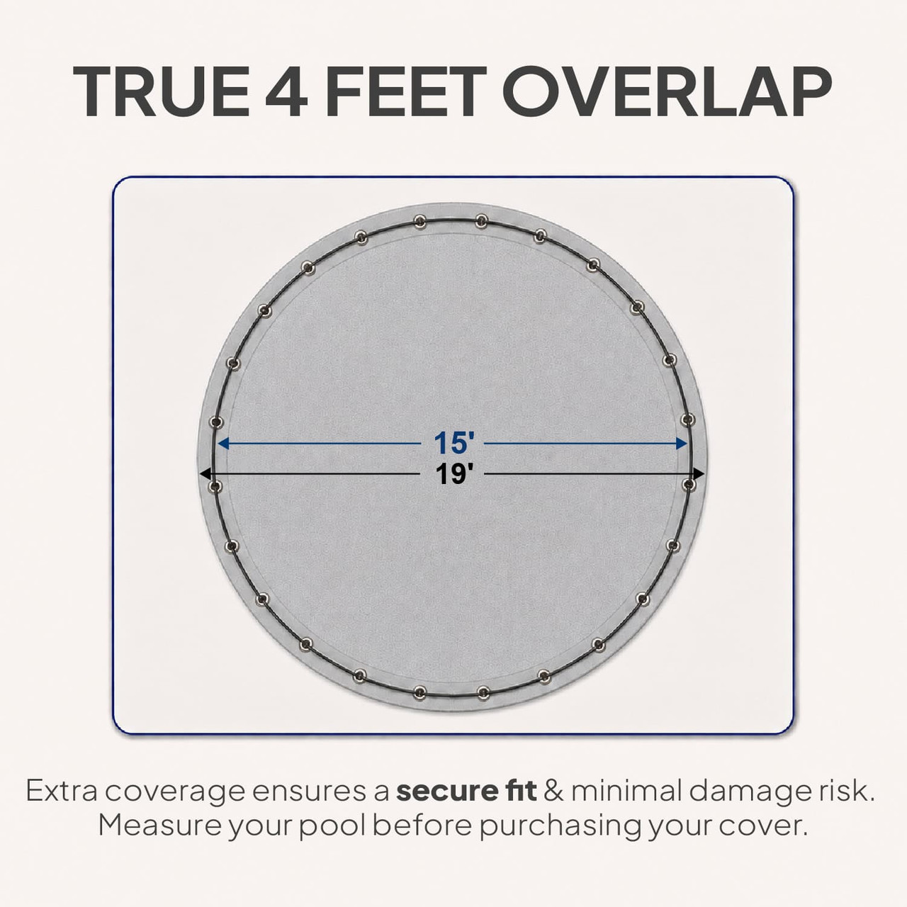 15' Round Platinum Pro-Shield Above Ground Winter Pool Cover