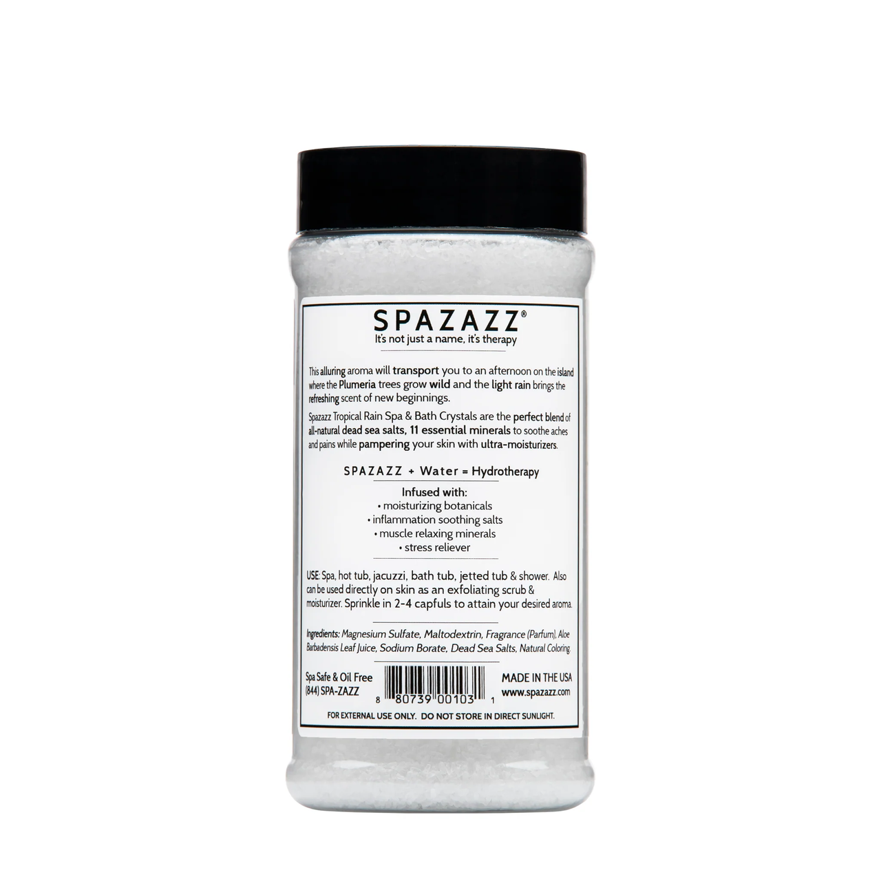 Spazazz Crystals, Tropical  Rain, 17oz