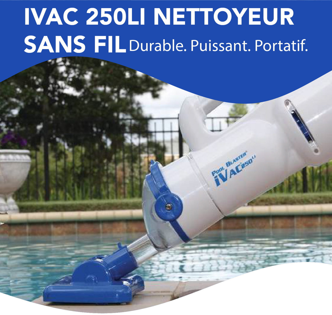 Nettoyeur de piscine Water Tech iVac250Li
