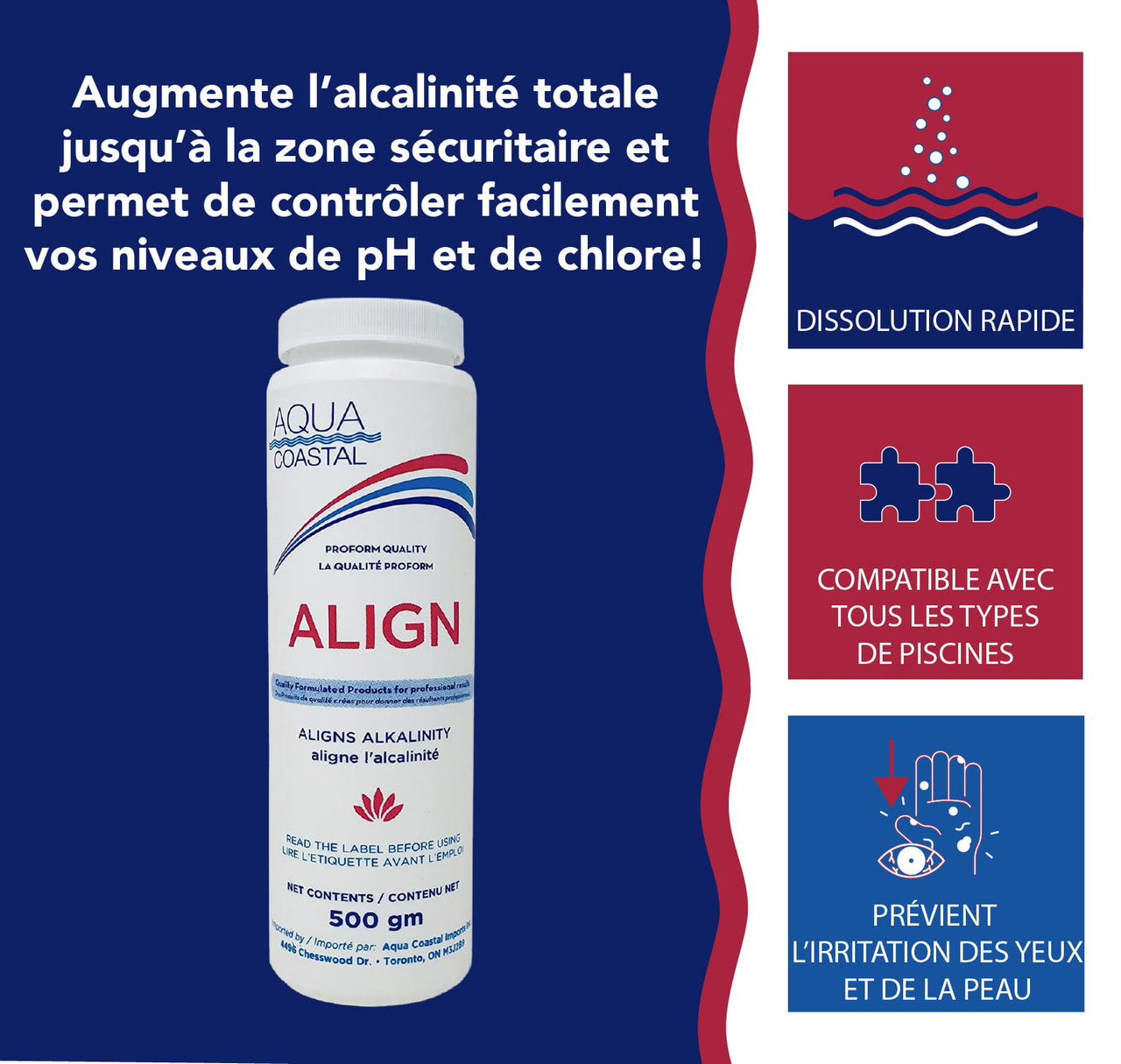 Équilibrant d’eau – Rehausseur d’alcalinité totale