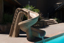 SR Smith SlideAway Removable Pool Slide Taupe