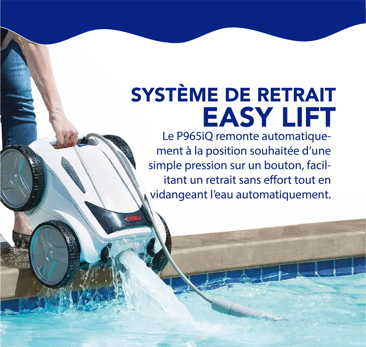 Nettoyeur de piscine robotisé Polaris P965iQ 4RM