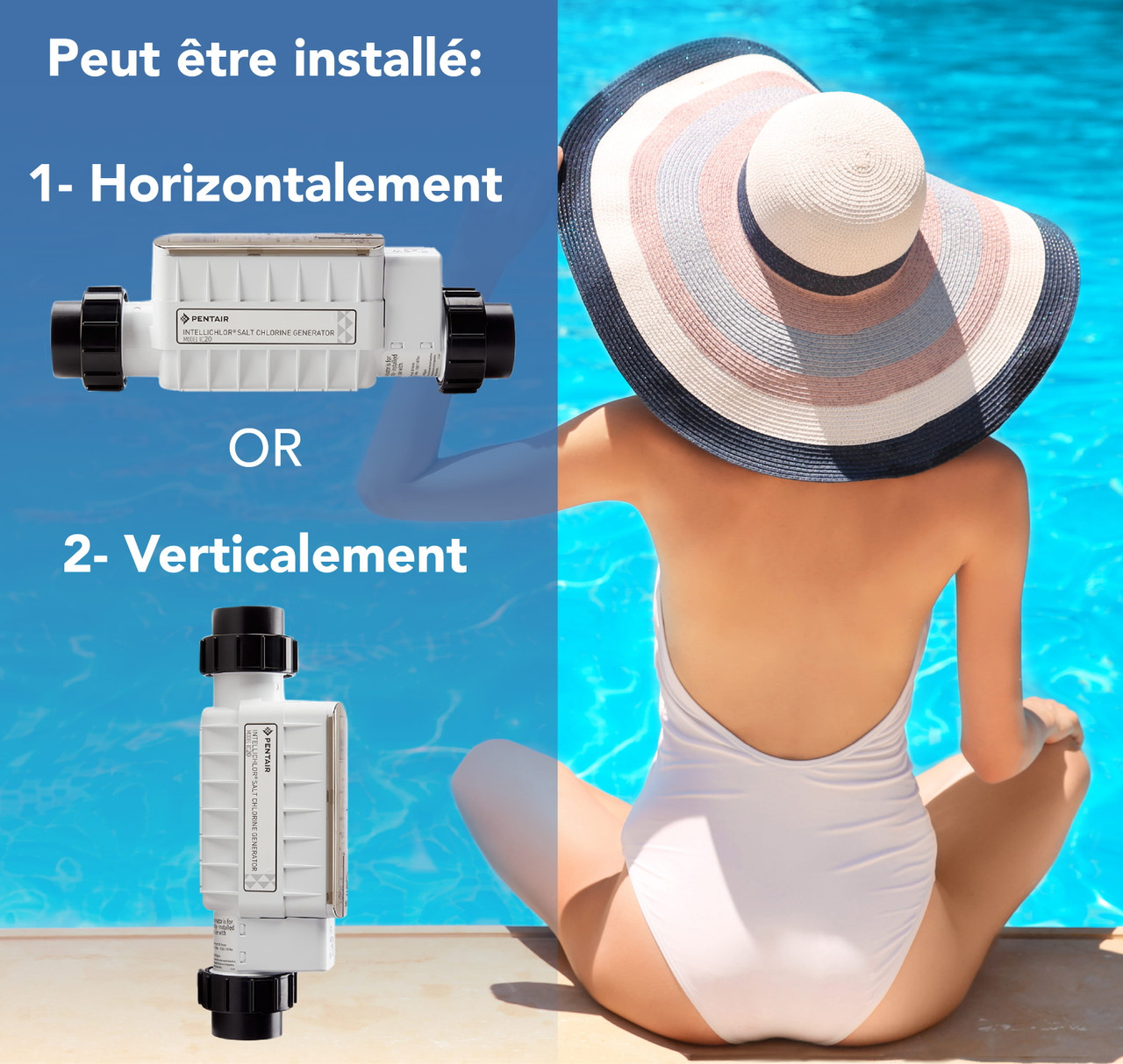 Cellule de remplacement Pentair IntelliChlor IC20 pour système au sel