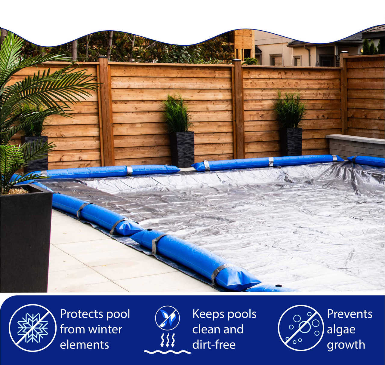 12'x24' Platinum Pro-Shield Rectangle Winter Pool Cover