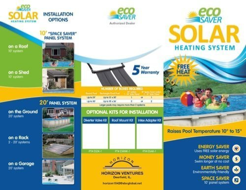 ecoSAVER Solar Panel Kit, One Panel (20' x 30")