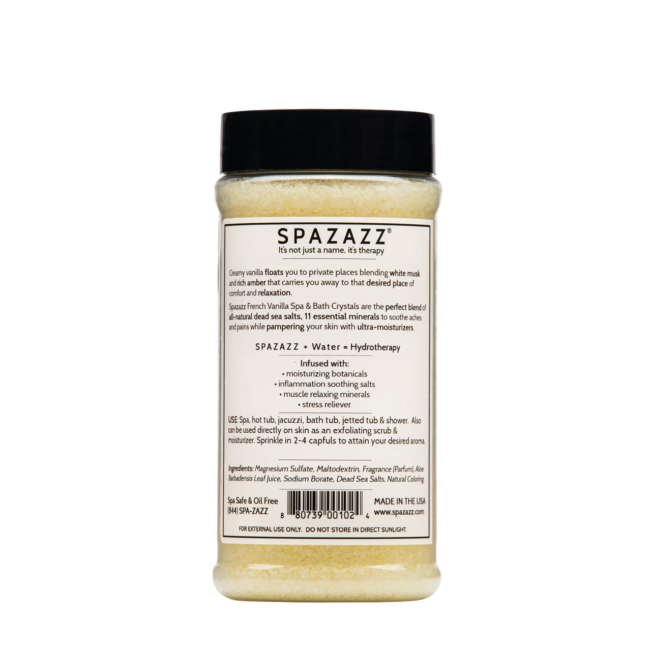 Spazazz Crystals, Warm French Vanilla, 17oz
