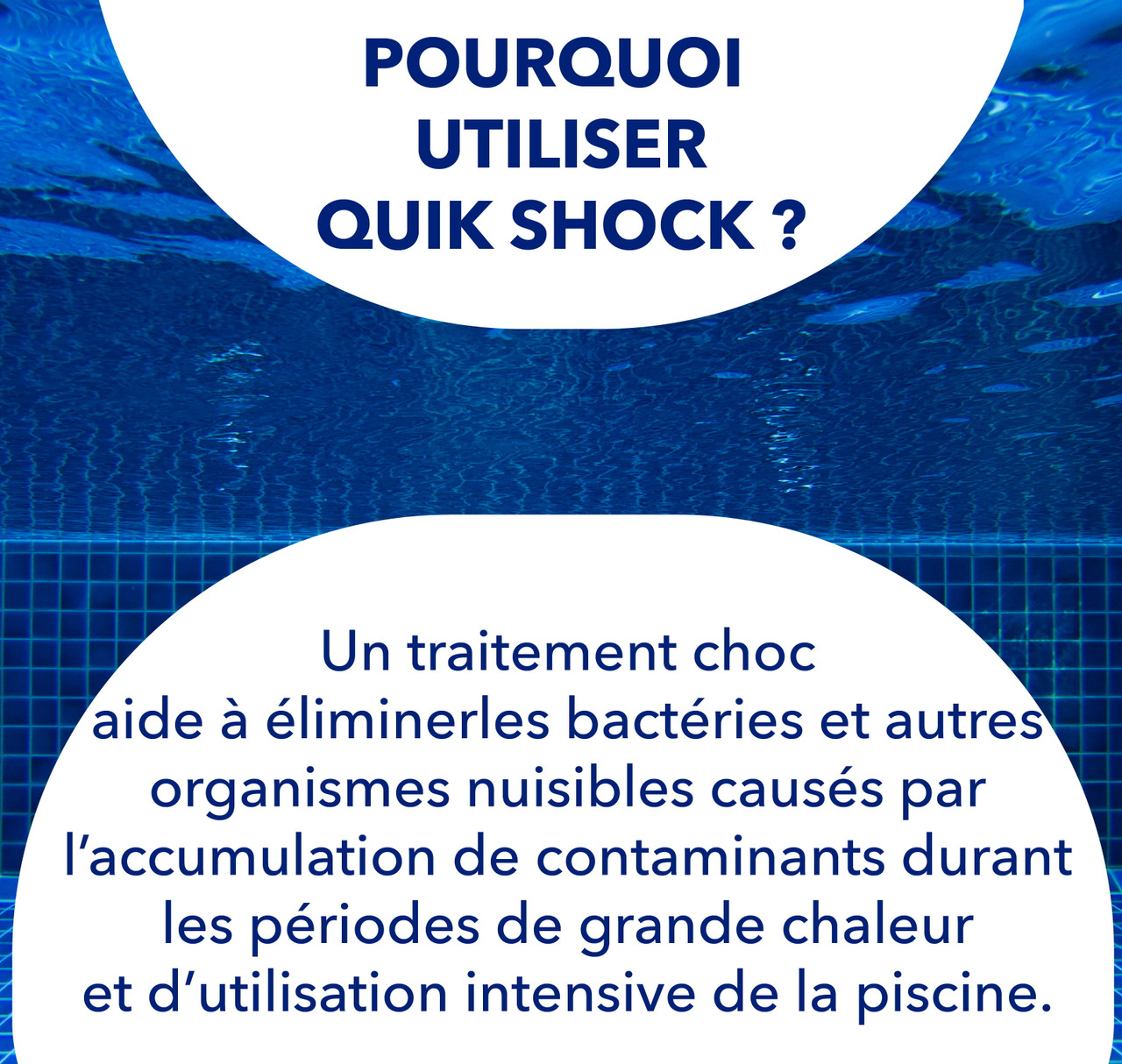 Choc rapide sans chlore