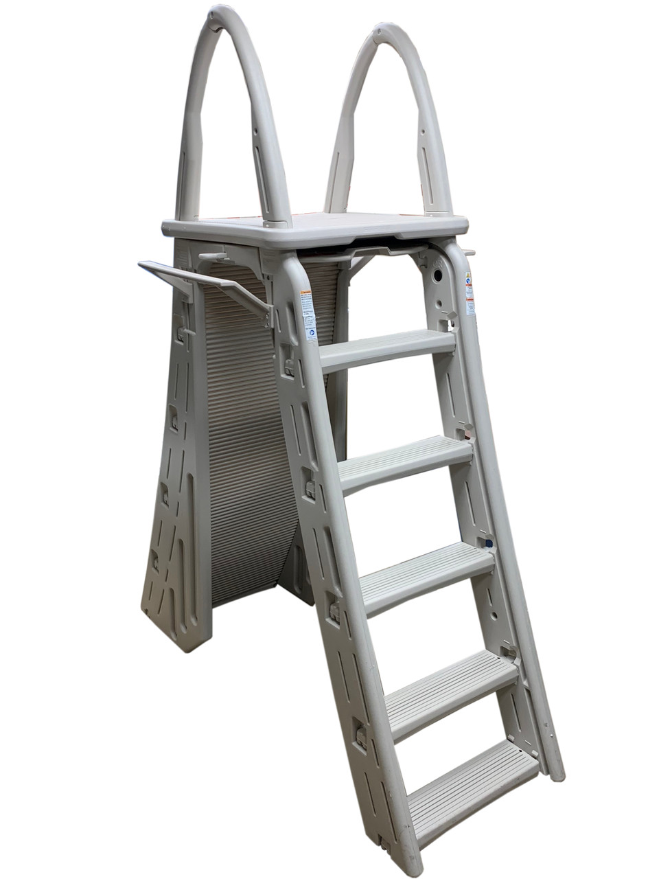 Confer Above Ground A-Frame Ladder with Roll Guard