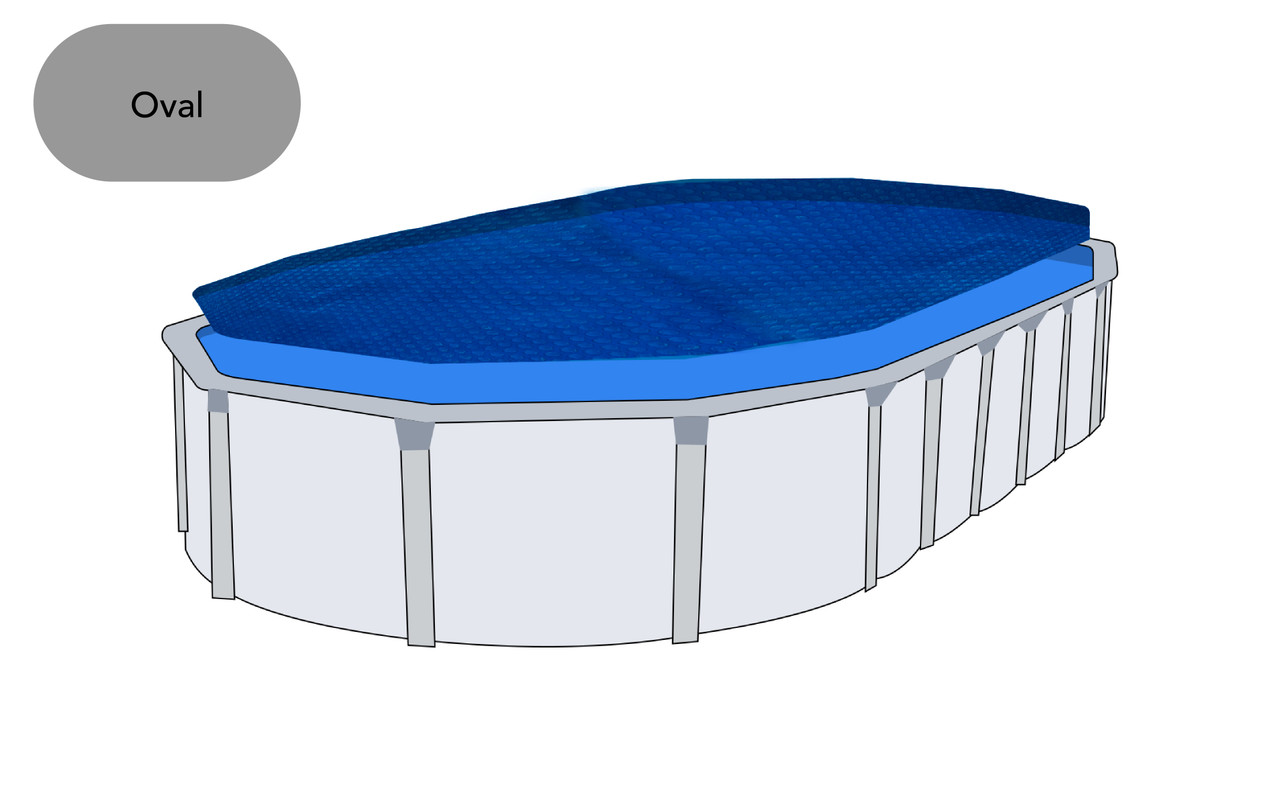 15' x 30' Oval Exclusive Space Age Solar Blanket