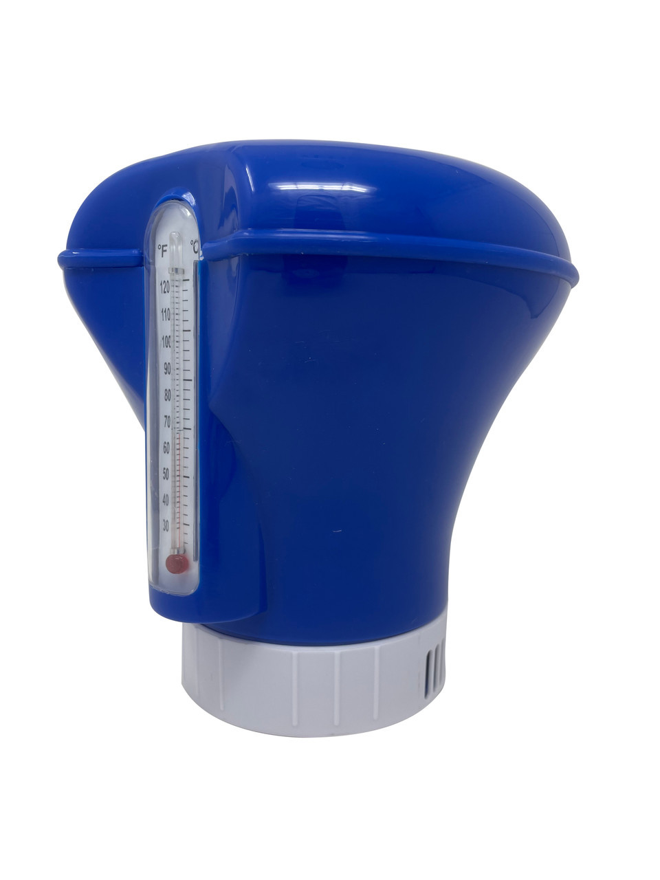 Distributeur flottant de produits chimiques avec thermomètre