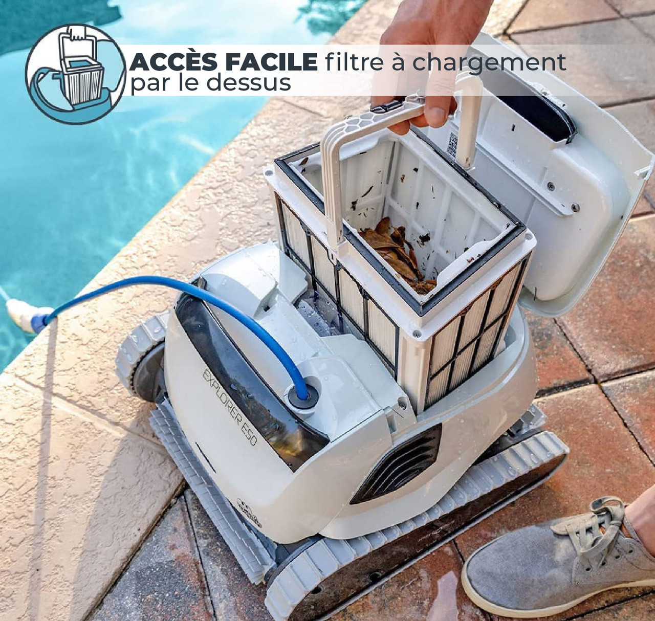 Nettoyeur de piscine robotisé Dolphin E50