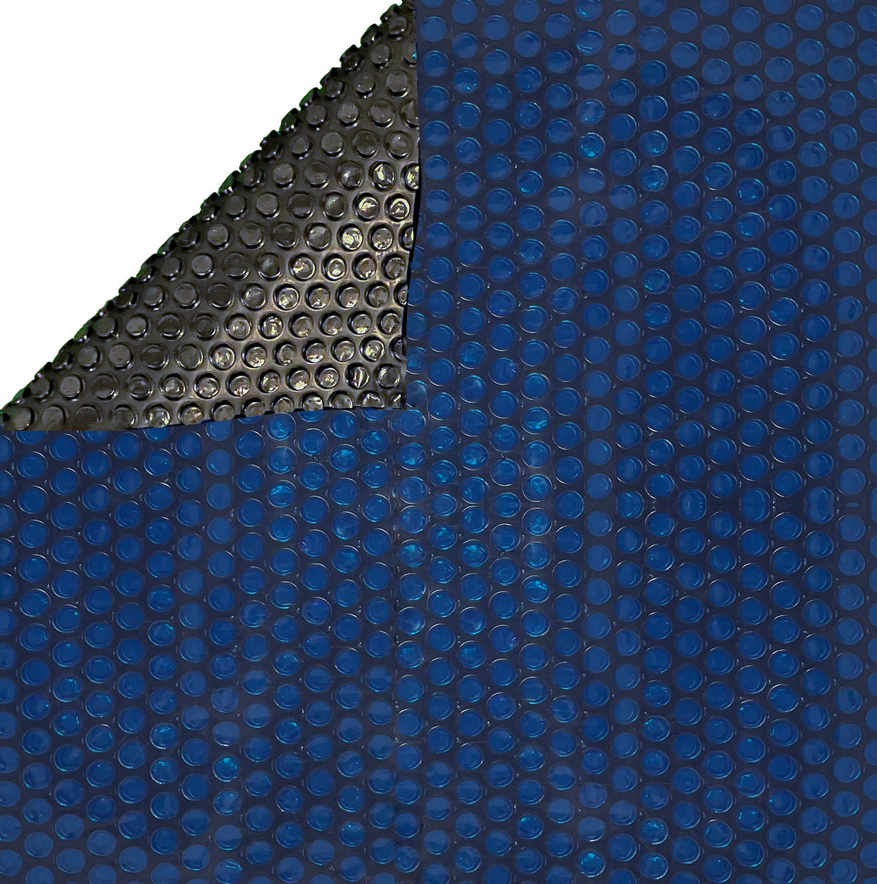 16' x 32' Oval Premium Black and Blue Solar Blanket