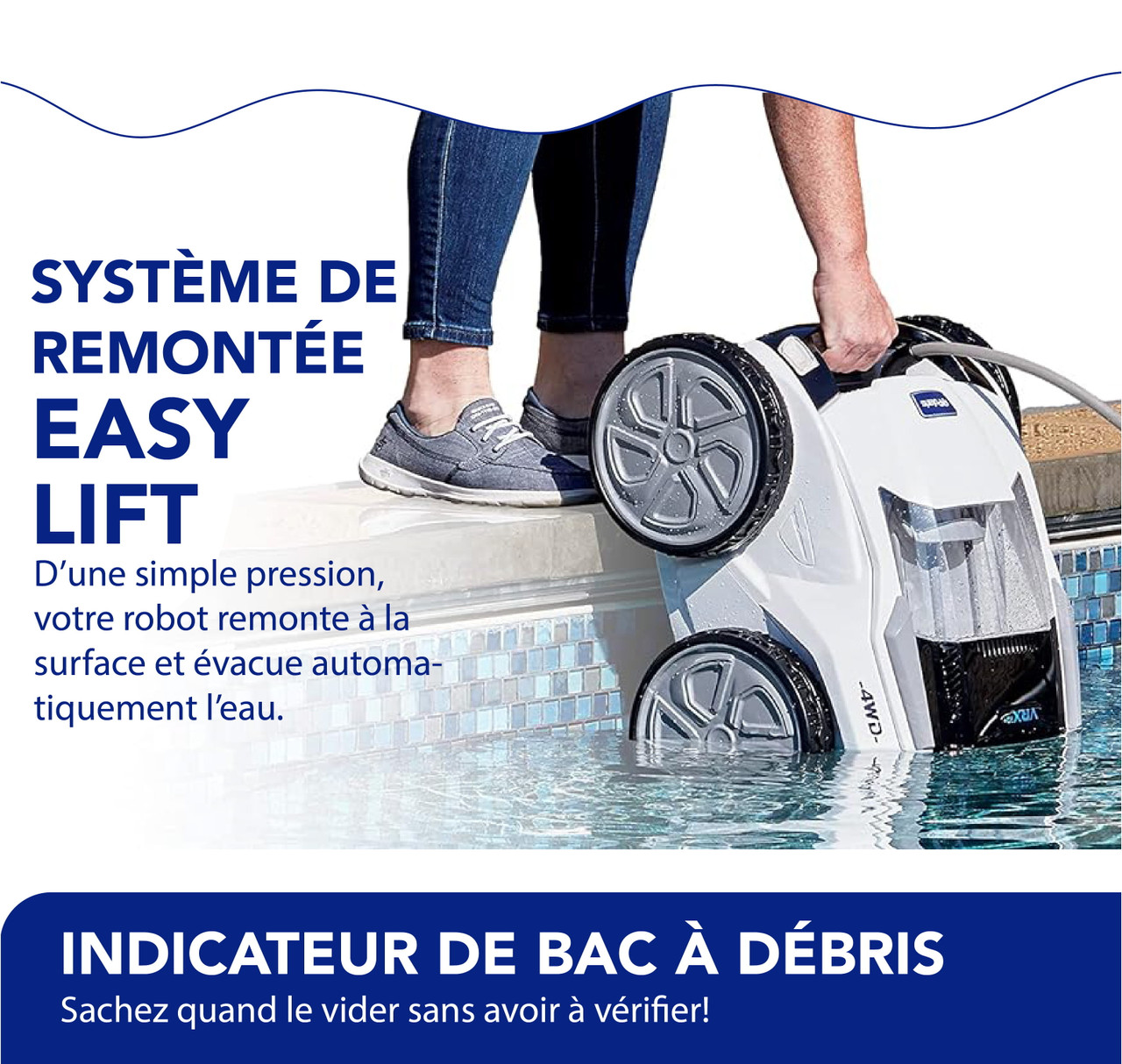 Nettoyeur de piscine robotisé Polaris VRXiQ PLUS