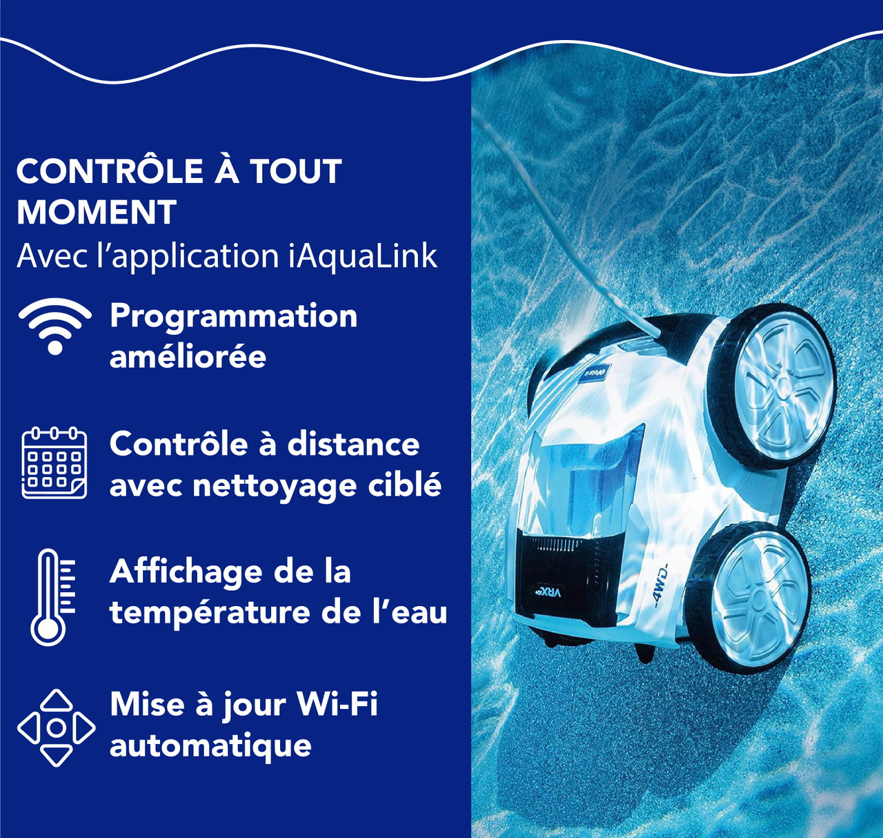Nettoyeur de piscine robotisé Polaris VRXiQ PLUS