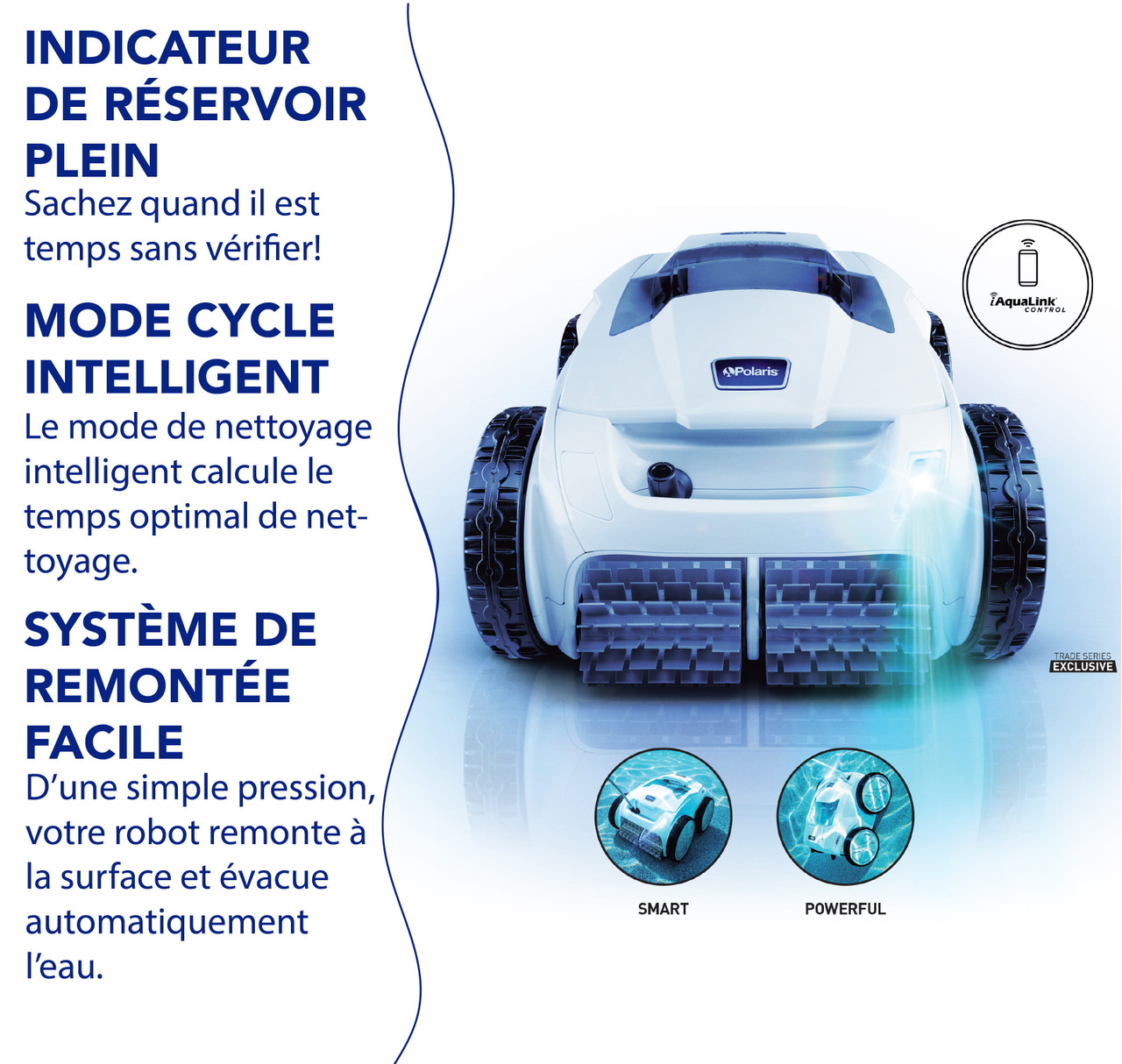 Nettoyeur de piscine robotisé Polaris VRXiQ