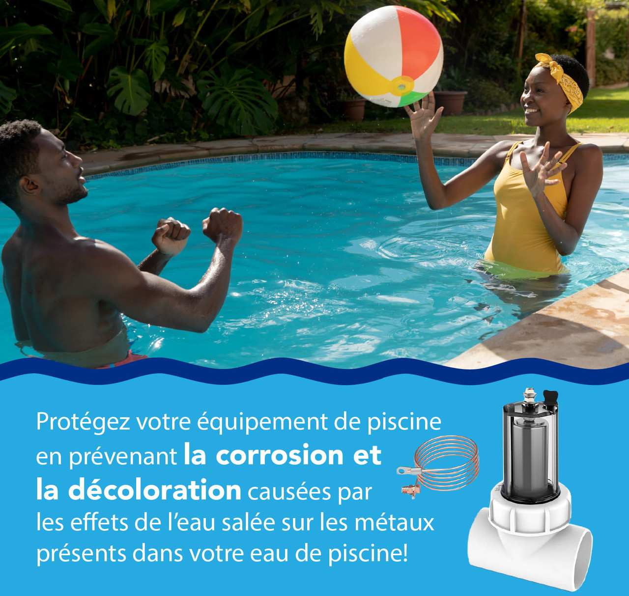 Anode de zinc en ligne Aqua Coastal