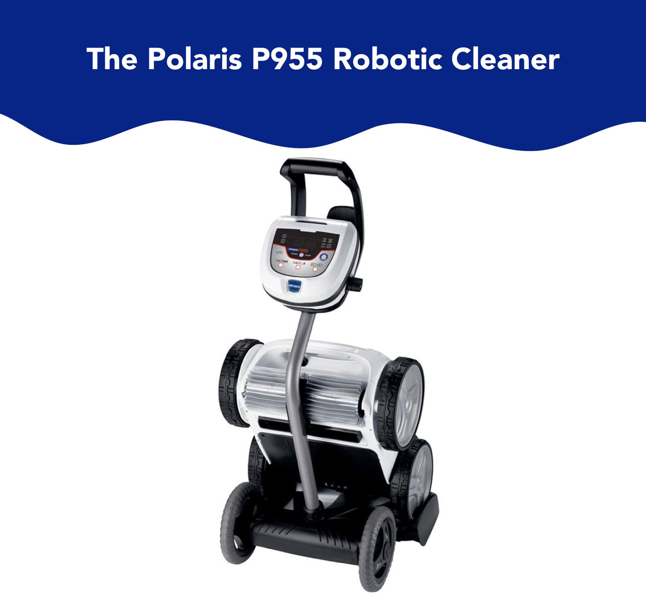 OPEN BOX Polaris P955 4WD Robotic Pool Cleaner with Remote