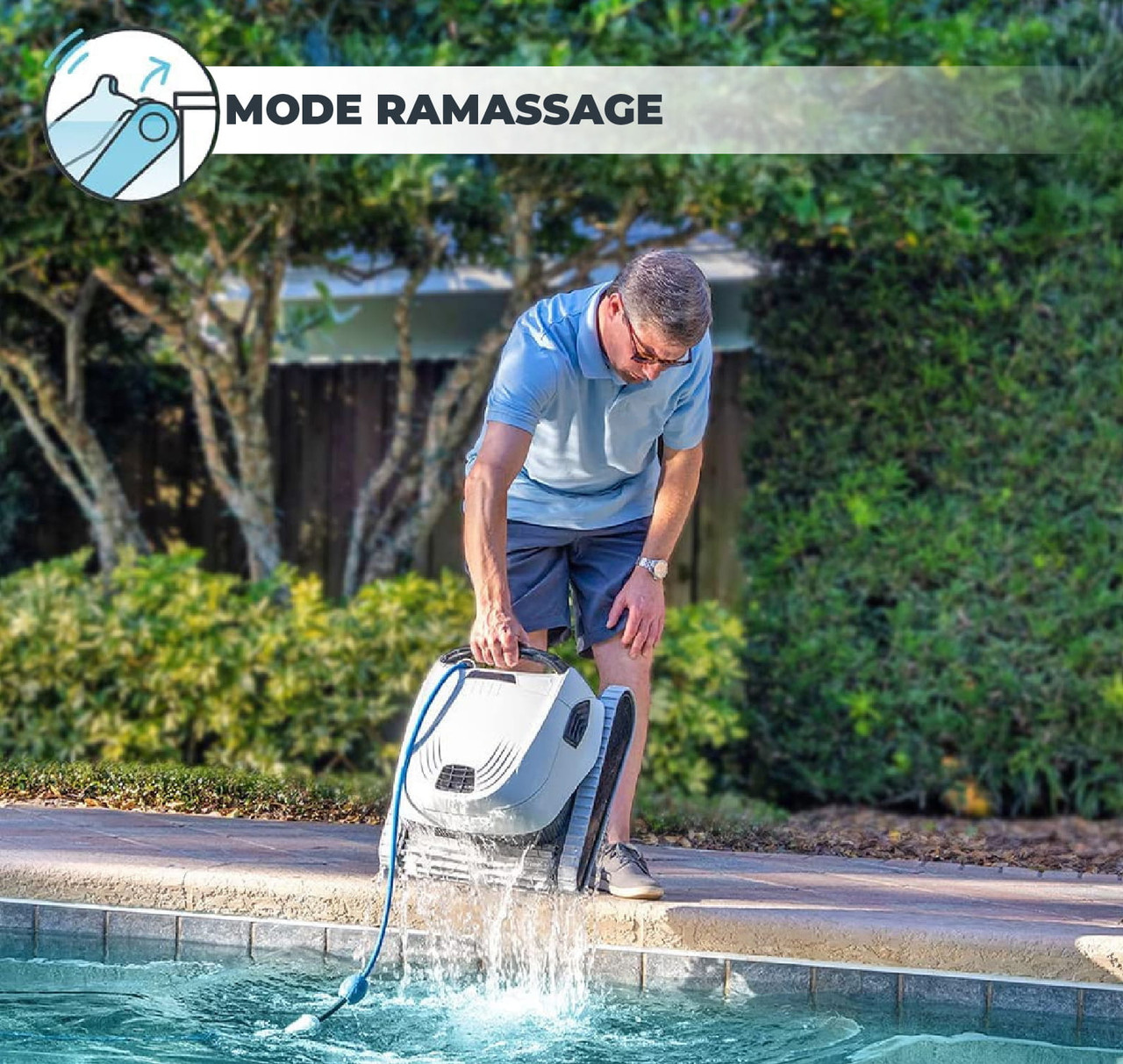 Boîte Ouverte - Nettoyeur de piscine robotisé Dolphin E50