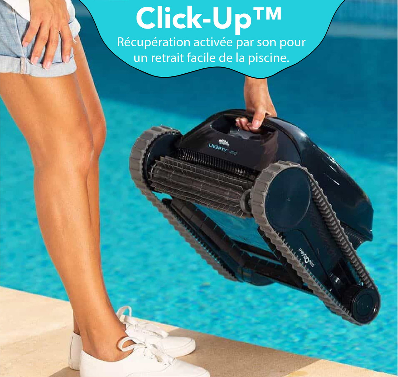 Nettoyeur de piscine robotisé sans fil Dolphin Liberty 300