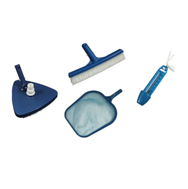 Piscine ronde Silver Sea de 15' avec toile, équipement, échelle, ensemble d’accessoires et trousse de plomberie