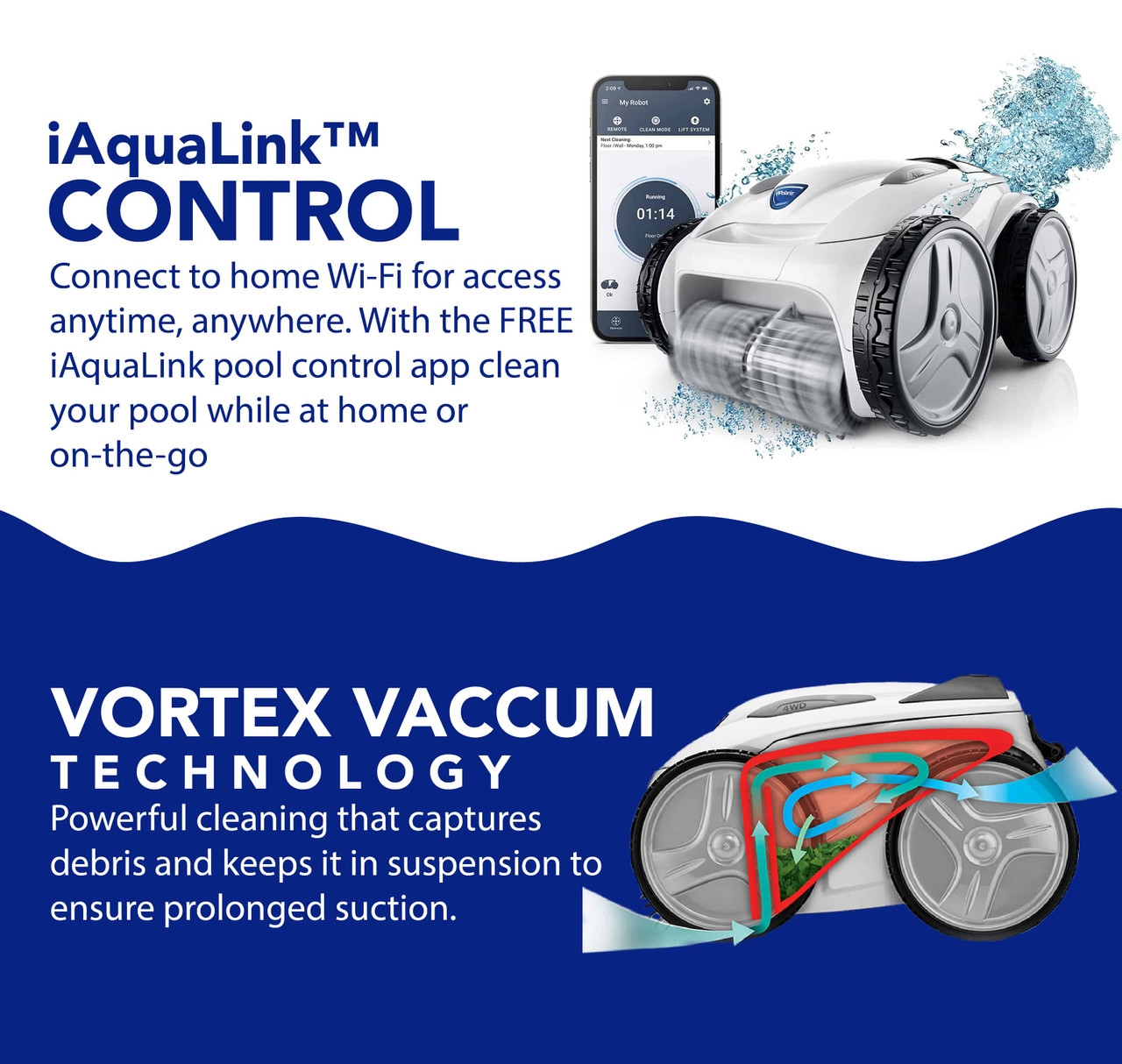 OPEN BOX Polaris P965iQ 4WD Robotic Pool Cleaner