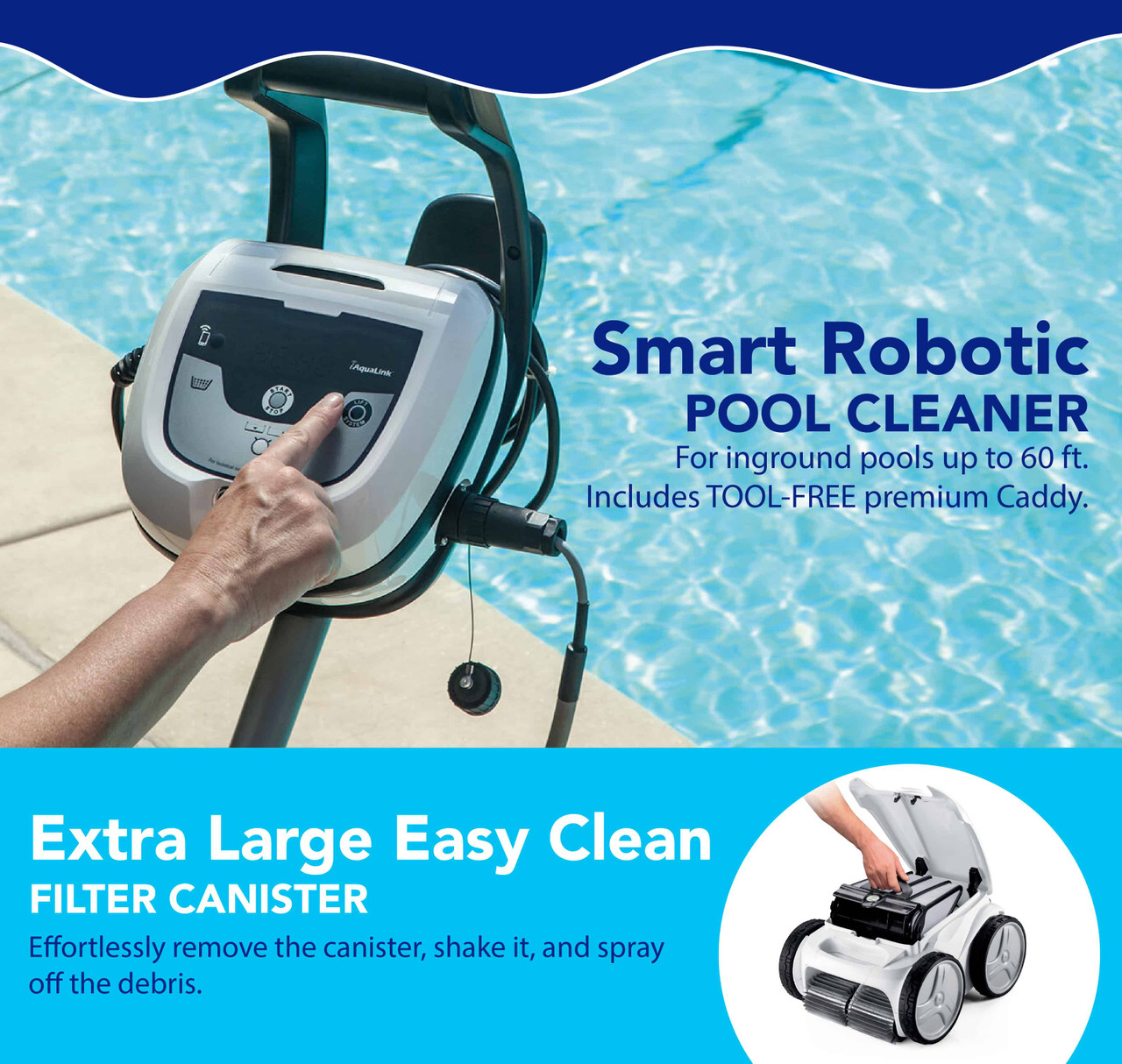 OPEN BOX Polaris P965iQ 4WD Robotic Pool Cleaner
