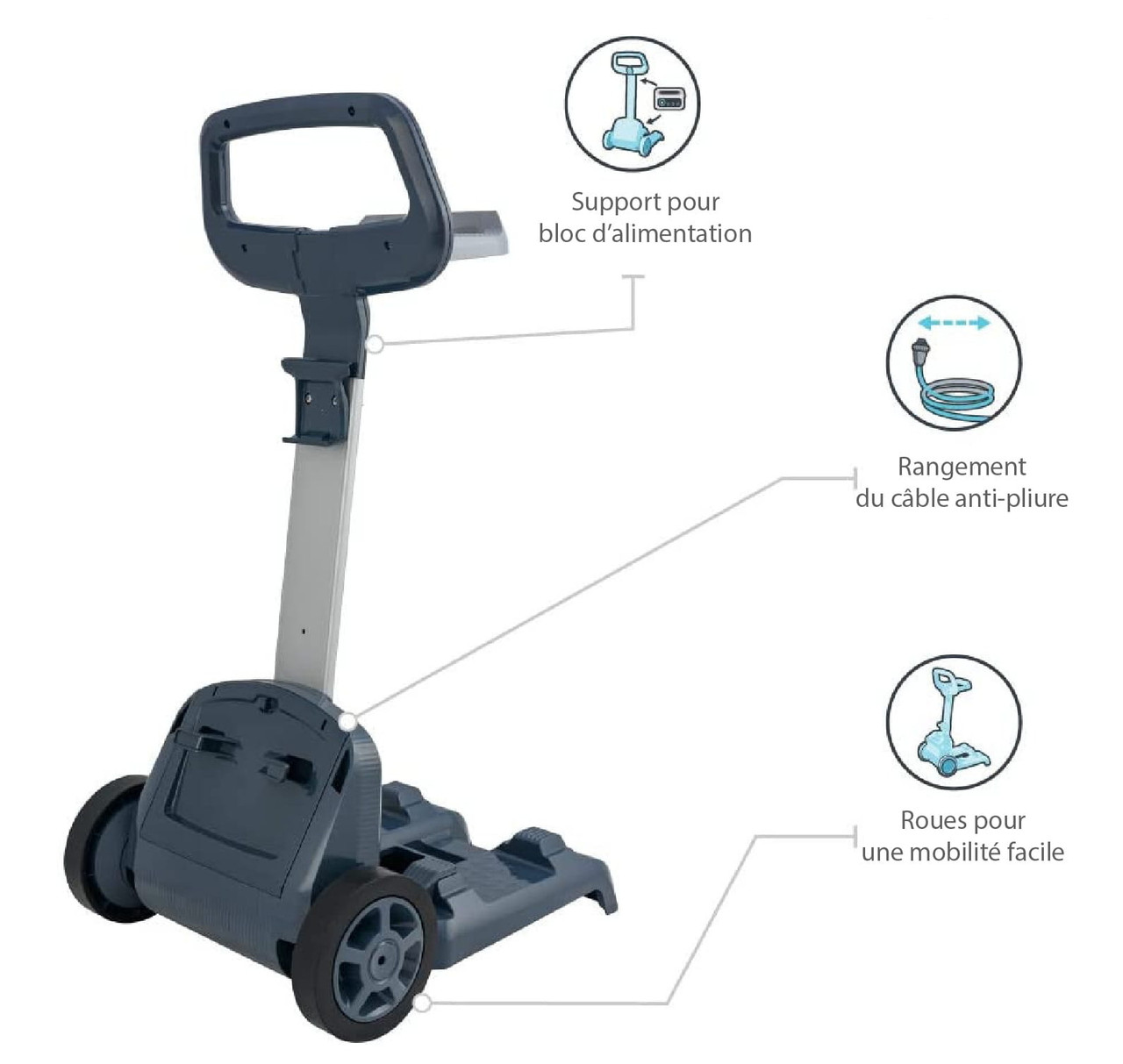 Boîte Ouverte - Chariot universel Maytronics Dolphin