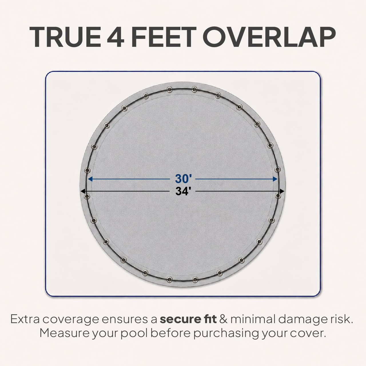 30' Round Platinum Pro-Shield Above Ground Winter Pool Cover