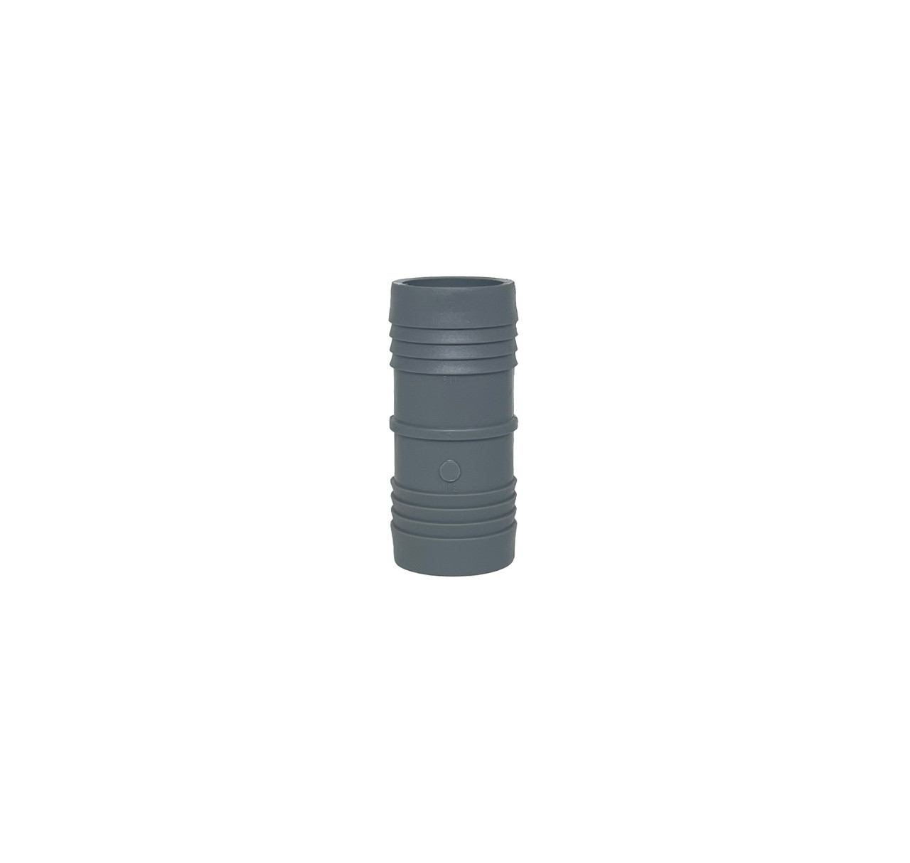 Poly Insert Coupling, 1 - 1 / 2 in, BARB/BARB