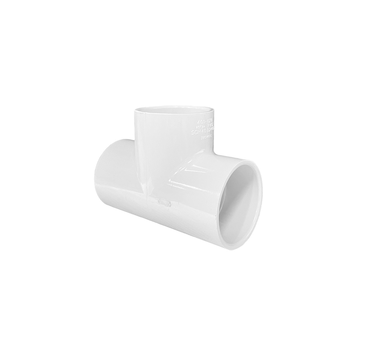 PVC Tee, Slip/Slip/Slip 1-1/2 in - 401-015