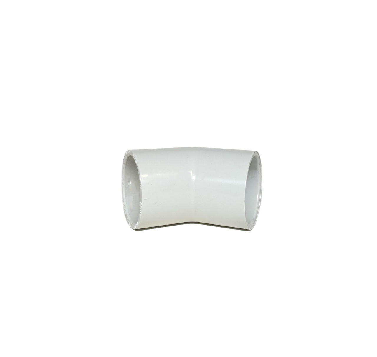 PVC 45 Degree Elbow, Slip/Slip 1-1/2 in - 417-015