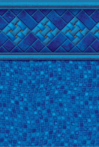 12' x 18' Oval Kali, J-Bead Above Ground Liner, 54" Wall Height