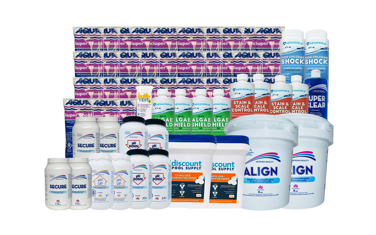 Chlorine Season Supply Bundle, up to 100,000L pools