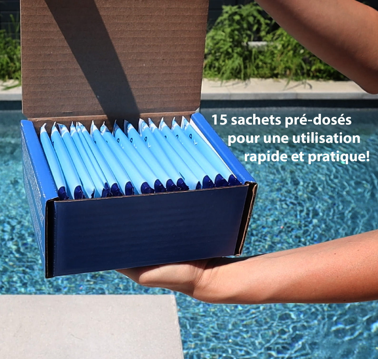 Sachets de choc pour spa Aquashield, 525 g (15 sachets de 35 g chacun)
