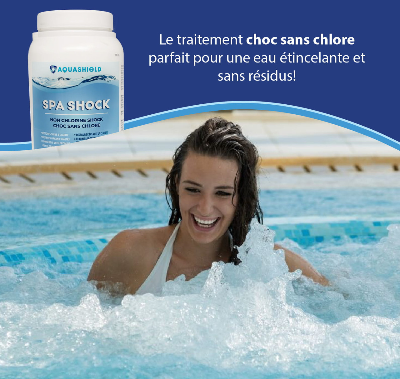 Choc pour spa sans chlore, 3 kg