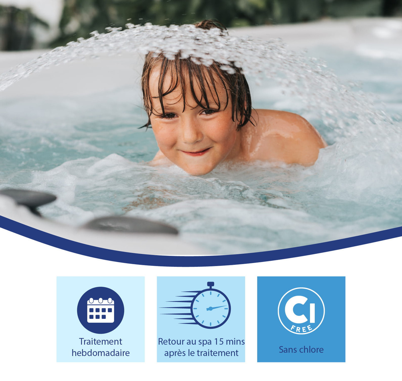 Choc pour spa sans chlore, 3 kg