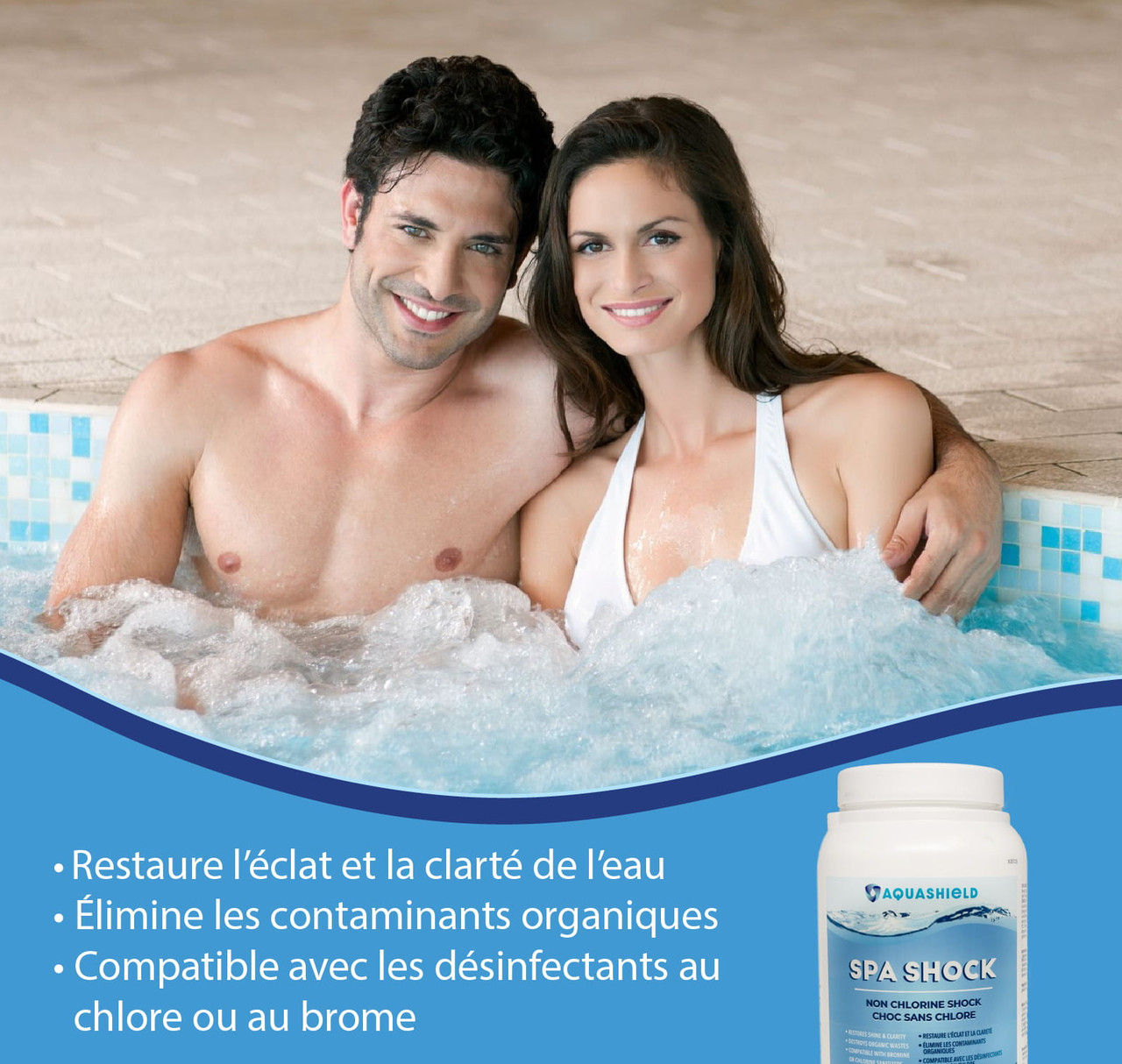 Choc pour spa sans chlore, 3 kg