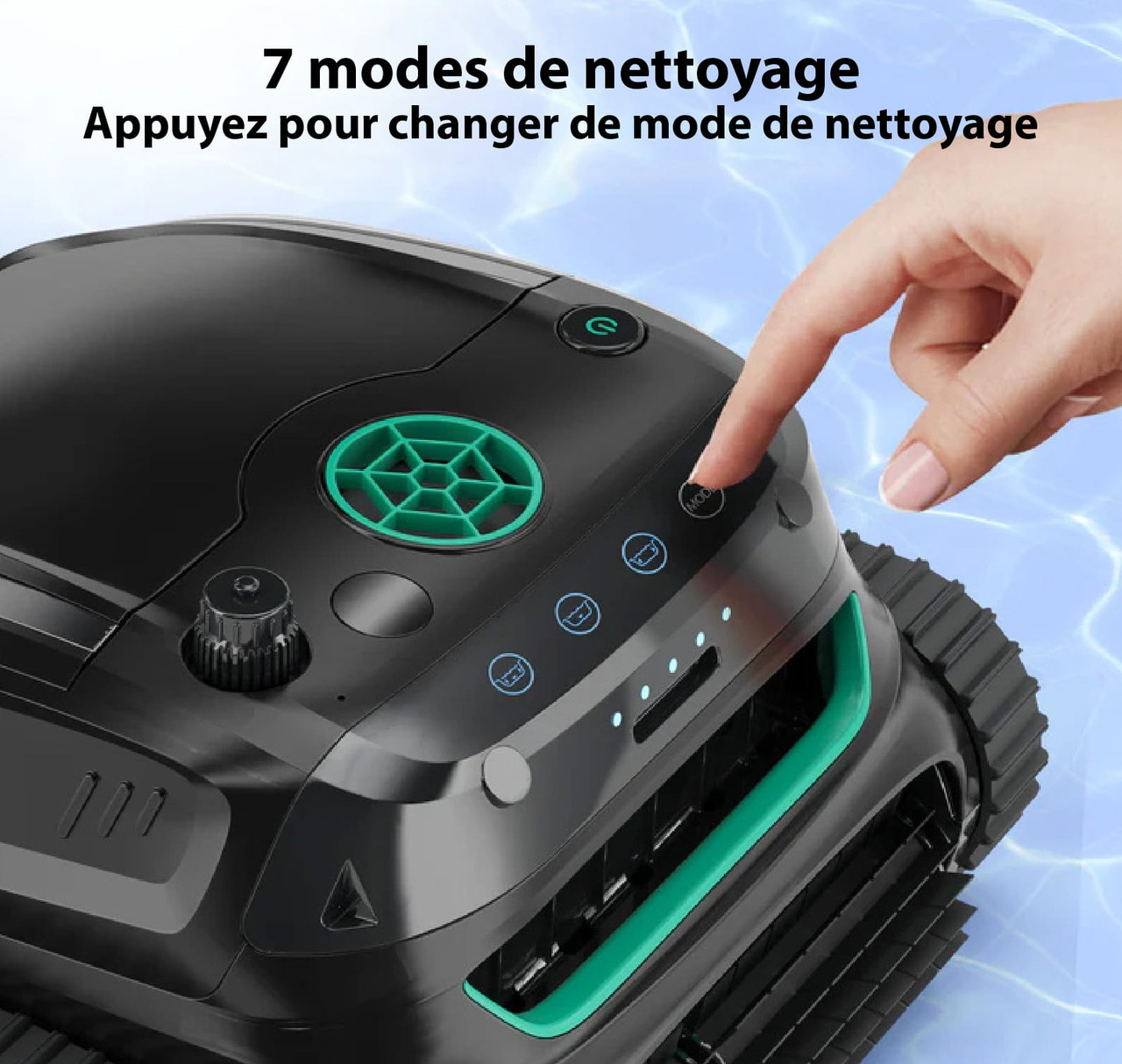Nettoyeur de piscine robotisé sans fil haut de gamme WYBOT S2